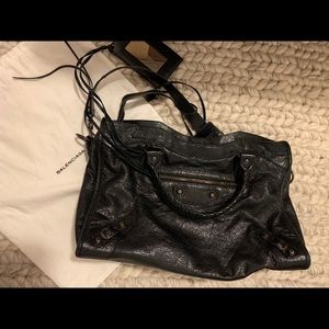 Balenciaga city biker bag